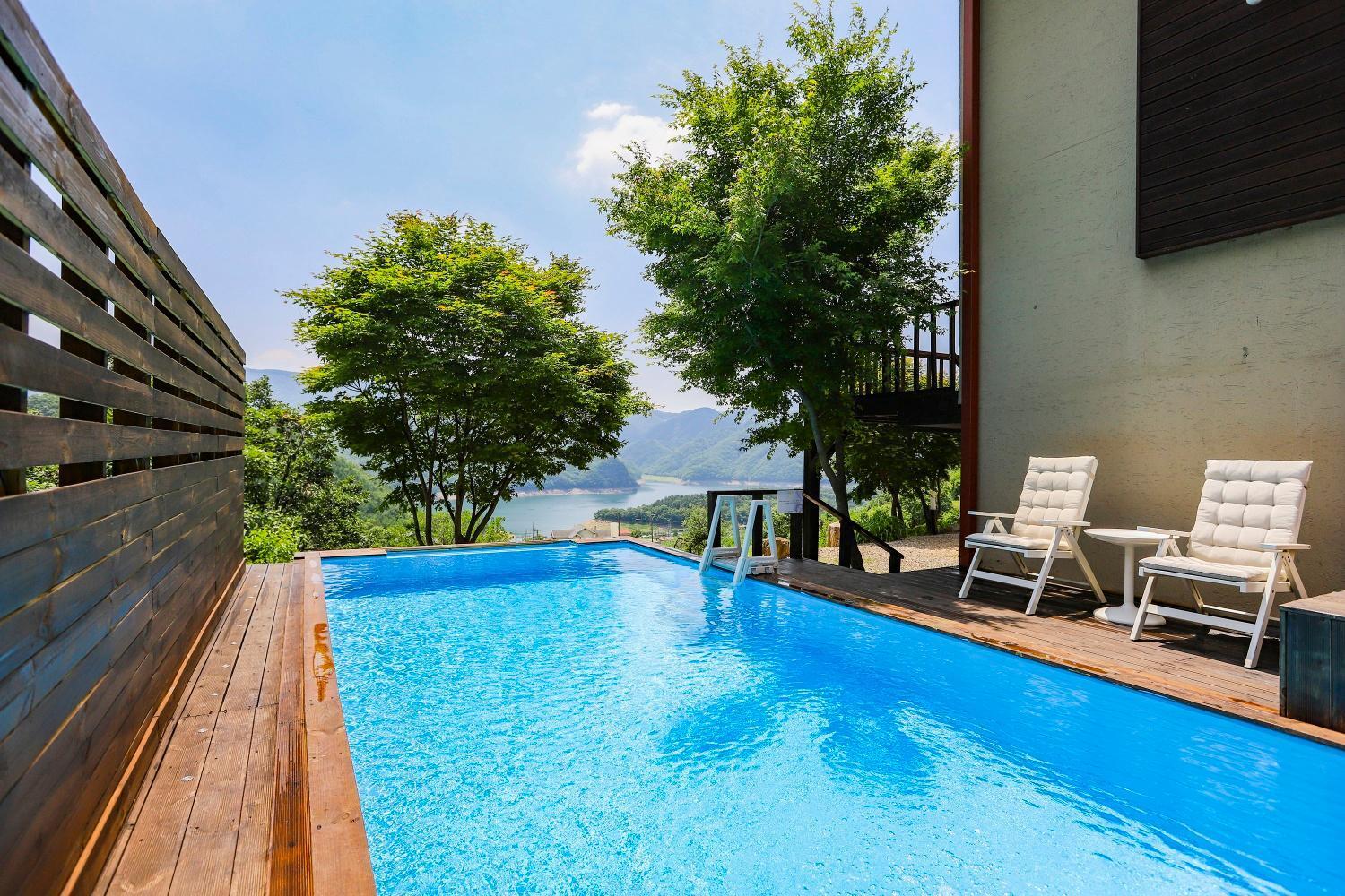 Penatess Pool Villa Чхунджу Экстерьер фото
